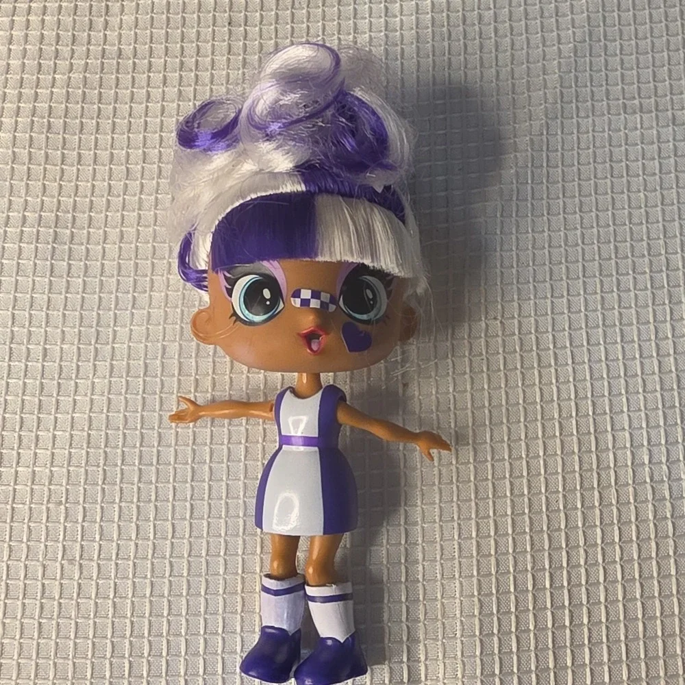 L.O.L. Surprise! Fashion Doll Purple & White Hair Blue Eyes Sport‎ 6in